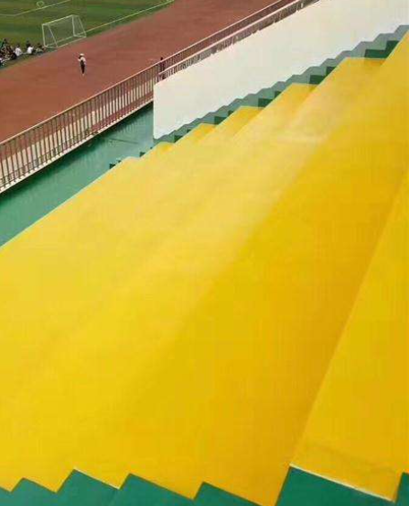 黟县球场台阶翻新修补改造